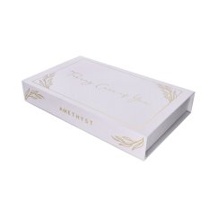 Masážní set na obličej ametyst - Guasha a face roller