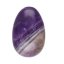 Yoni Egg z ametystu bez dírky, velikost S