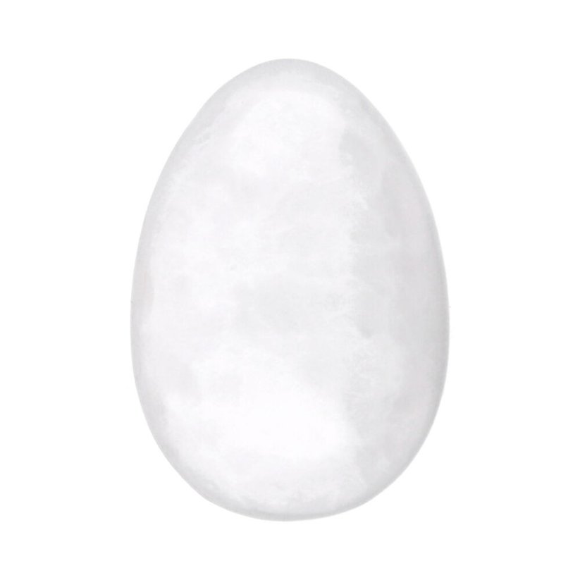 Yoni Egg z křišťálu bez dírky, velikost M