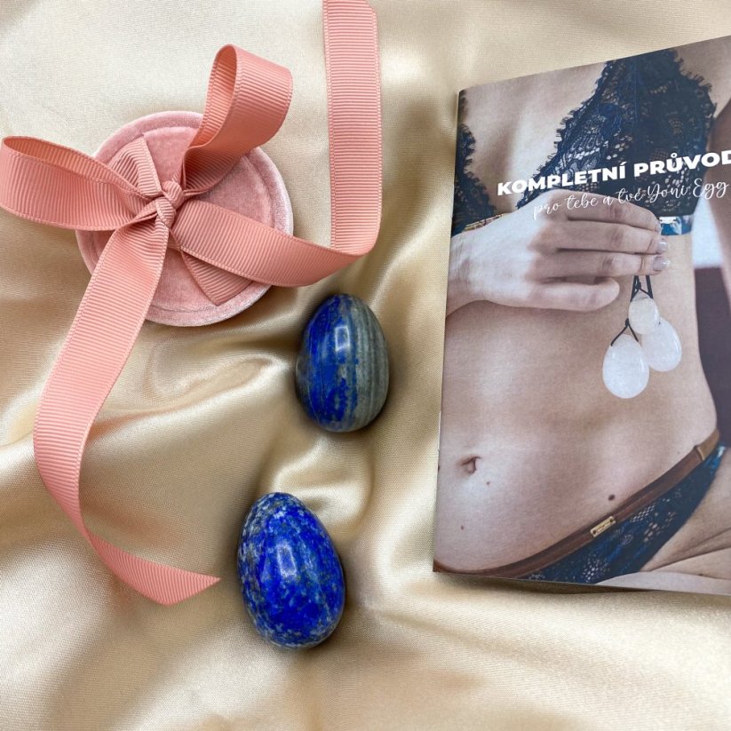 Yoni Egg z Lapisu Lazili bez dírky, velikost M
