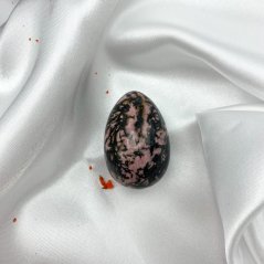 Yoni Egg z rodonitu bez dírky, velikost M