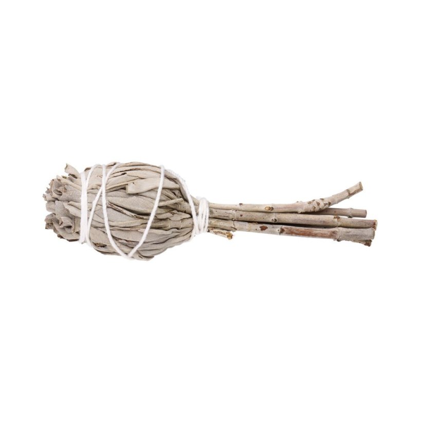 Bílá šalvěj vykuřovadlo, malé 12 cm, 15 g