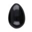 Yoni Egg z obsidiánu bez dírky, velikost S