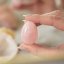 Sada Yoni Egg z růženínu bez dírky, velikost XS, S, M