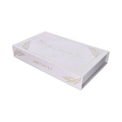 Masážní set na obličej ametyst - Guasha a face roller